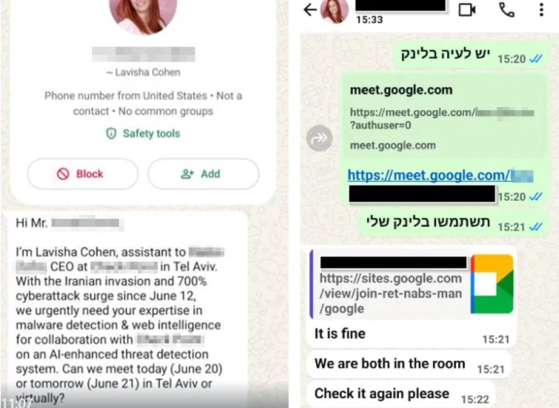 Elite Iranian Hackers Use AI to Attack Israeli Cyber Experts in Stealth Phishing Blitz